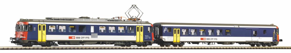Piko 96855 Expert SBB RBe4/4 + BDt EW II Set V (DCC-Sound) HO