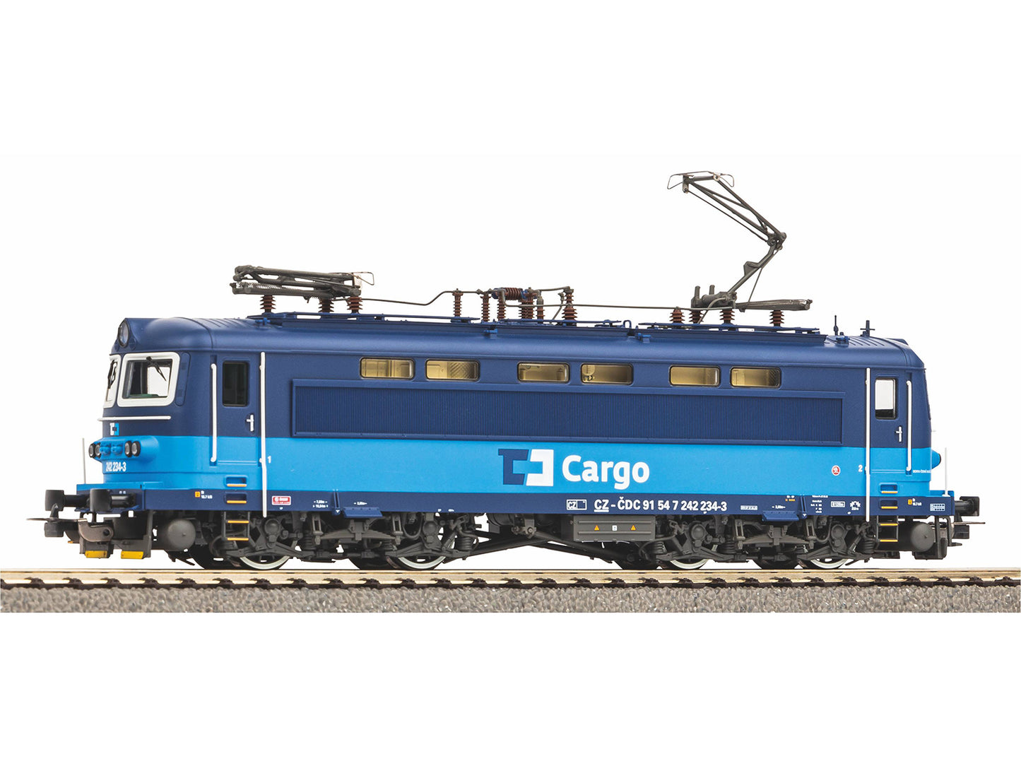 Piko Expert CD Cargo Rh242 Electric Locomotive VI (~AC-Sound) HO Gauge PK97406