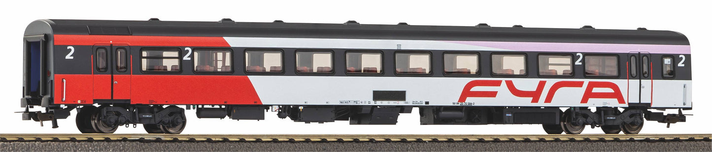 Piko Expert Fyra ICR 2nd Class Coach V PK97638 HO Gauge