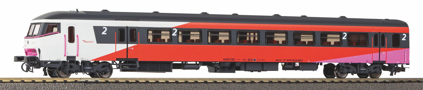 Piko Expert Fyra ICR 2nd Class Control Coach V (~AC) PK97651 HO Gauge