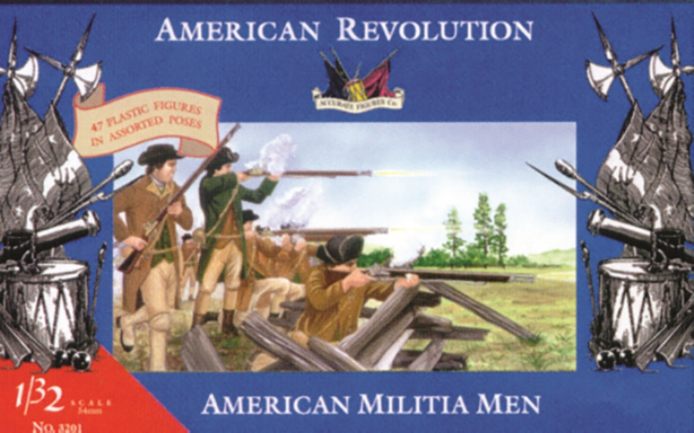 Accurate Figures 3201 American Revolution Militia 1:32 Model Kit
