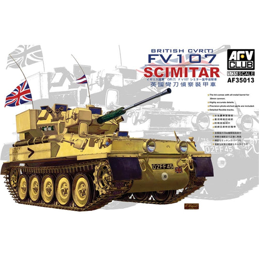 AFV Club 35013 CVR(T) FV107 Scimitar 1:35 Plastic Model Kit