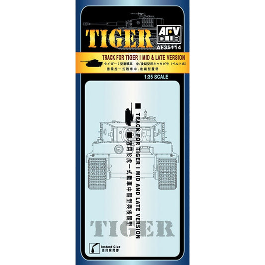 AFV Club AF35114 Tiger I Track (mid & late) 1:35 Model Kit