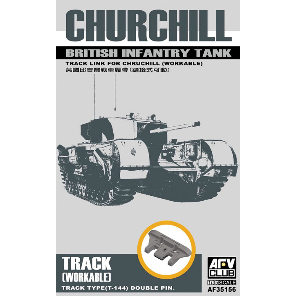 AFV Club AF35156 Churchill Workable Track 1:35 Model Kit