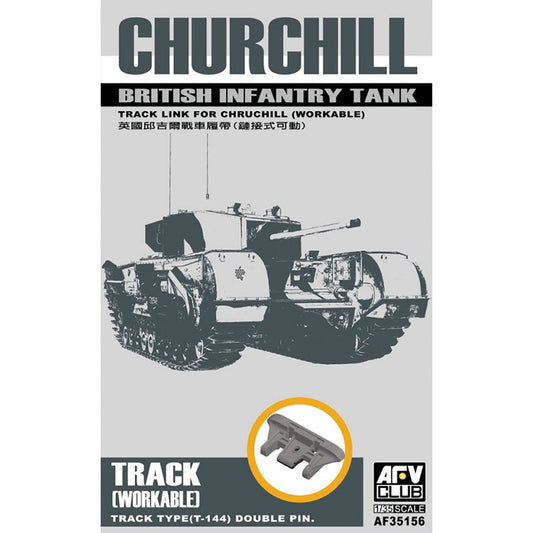 AFV Club AF35156 Churchill Workable Track 1:35 Model Kit