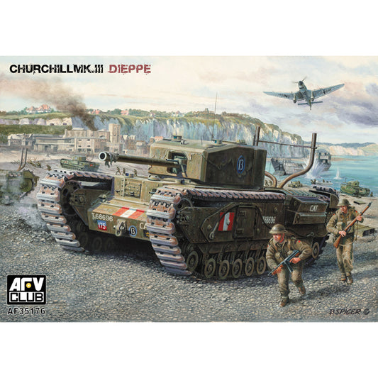 AFV Club AF35176 Churchill Mk III Dieppe Raid 1:35 Model Kit