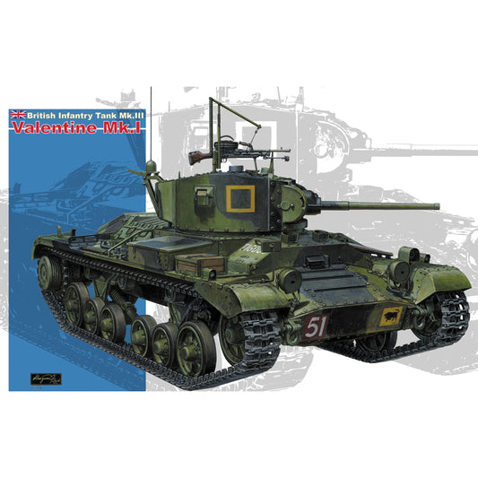 AFV Club AF35178 Valentine Mk I 1:35 Model Kit