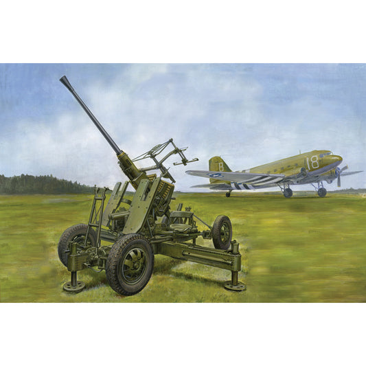 AFV Club AF35187 Bofors QF 40mm Mk III AA Gun Late (UK Version) 1:35 Model Kit