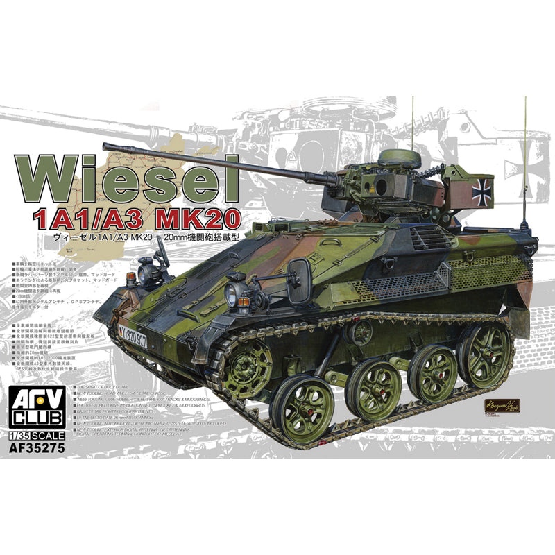 AFV Club AF35275 Wiesel 1 A1/A3 Mk 20 1:35 Model Kit