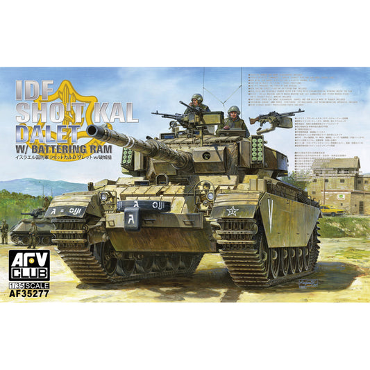 AFV Club AF35277 IDF Centurion Sho't Kal Dalet with Battering Ram 1:35 Model Kit