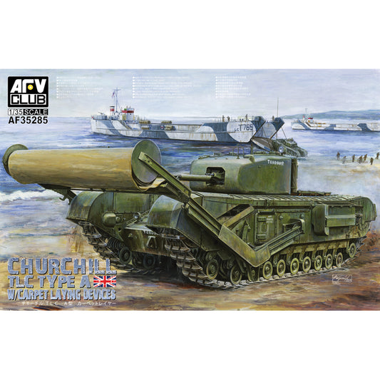 AFV Club AF35285 Churchill Mk IV TLC Carpet Layer Type A 1:35 Model Kit