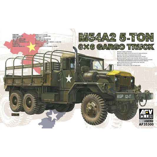 AFV Club AF35300 M54A2 5-ton 6x6 Cargo Truck 1:35 Model Kit
