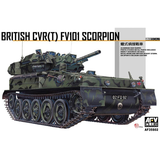 AFV Club 35S02 CVR(T) FV101 Scorpion 1:35 Plastic Model Kit