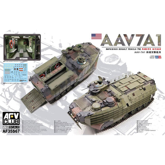 AFV Club 35S67 USMC/ROC AAVP-7A1 w/EAAK & Interior 1989-Present 1:35 Model Kit