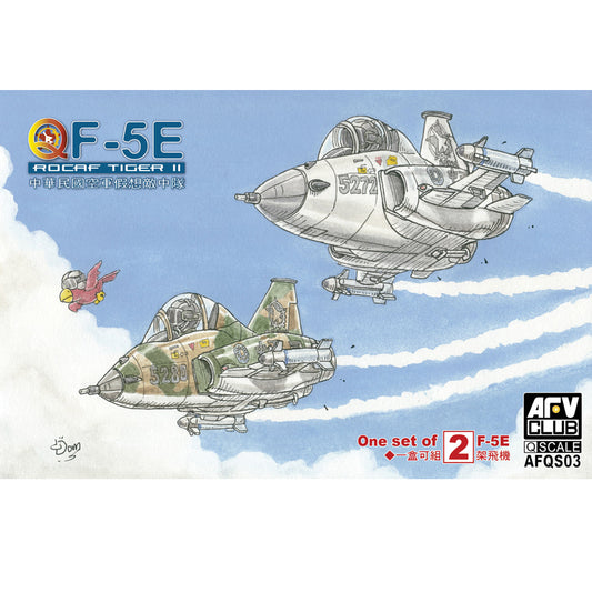 AFV Club AFQS03 Q Scale F-5E (x2) Model Kit