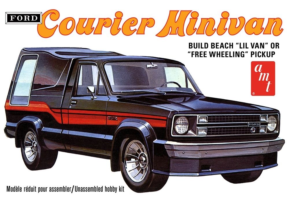 AMT 1210M 1978 Ford Courier Minivan 1:25 Model Kit