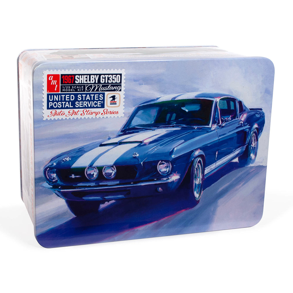 AMT 1356 1967 Shelby GT350 (USPS Stamp Series Collector Tin) 1:25 Model Kit