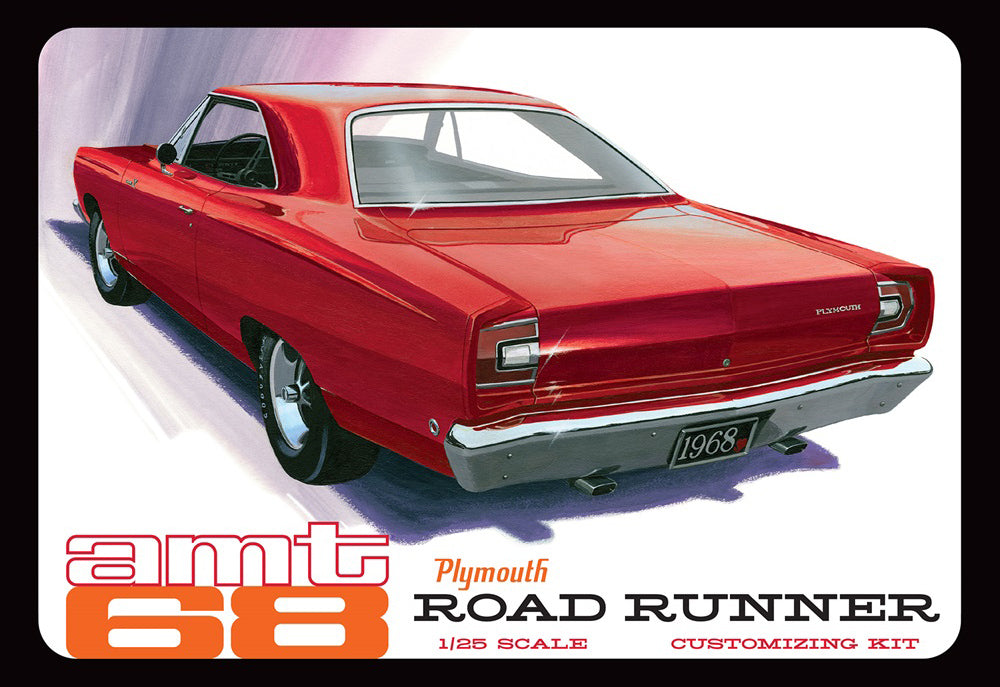 AMT 1363 1968 Plymouth Road Runner 1:25 Model Kit