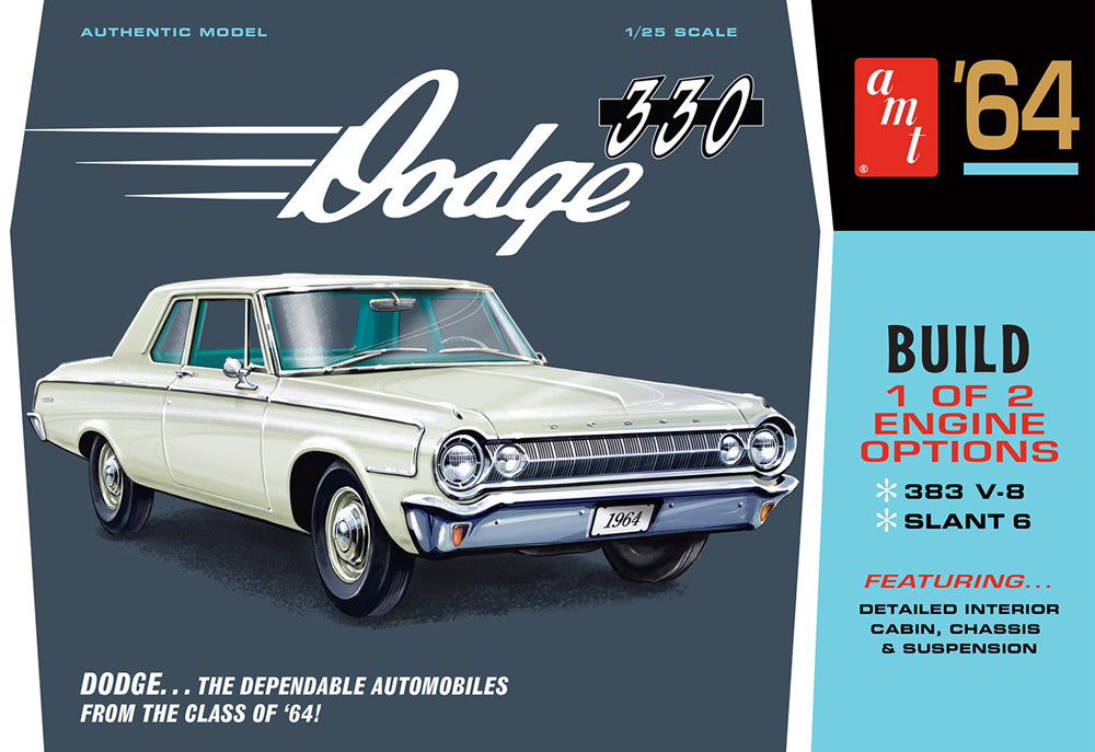 AMT 1366 1964 Dodge 330 1:25 Model Kit