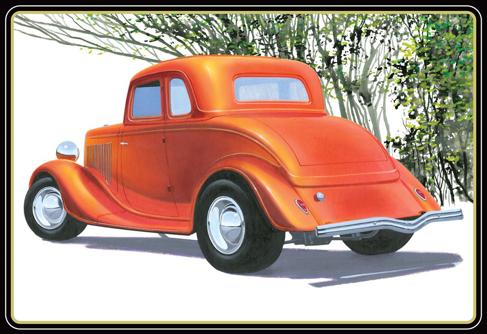 AMT 1384 1934 Ford Street Rod 5-Window Coupe 1:25 Model Kit