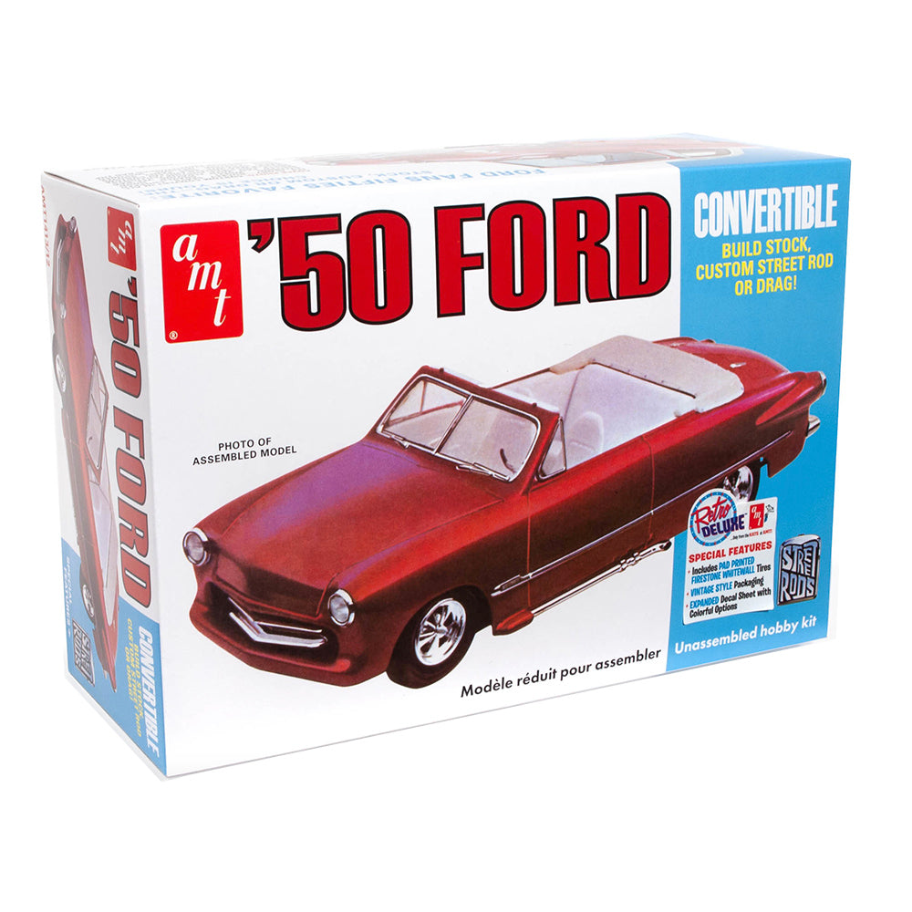 AMT 1413 1950 Ford Convertible Street Rods Edition 1:25 Model Kit