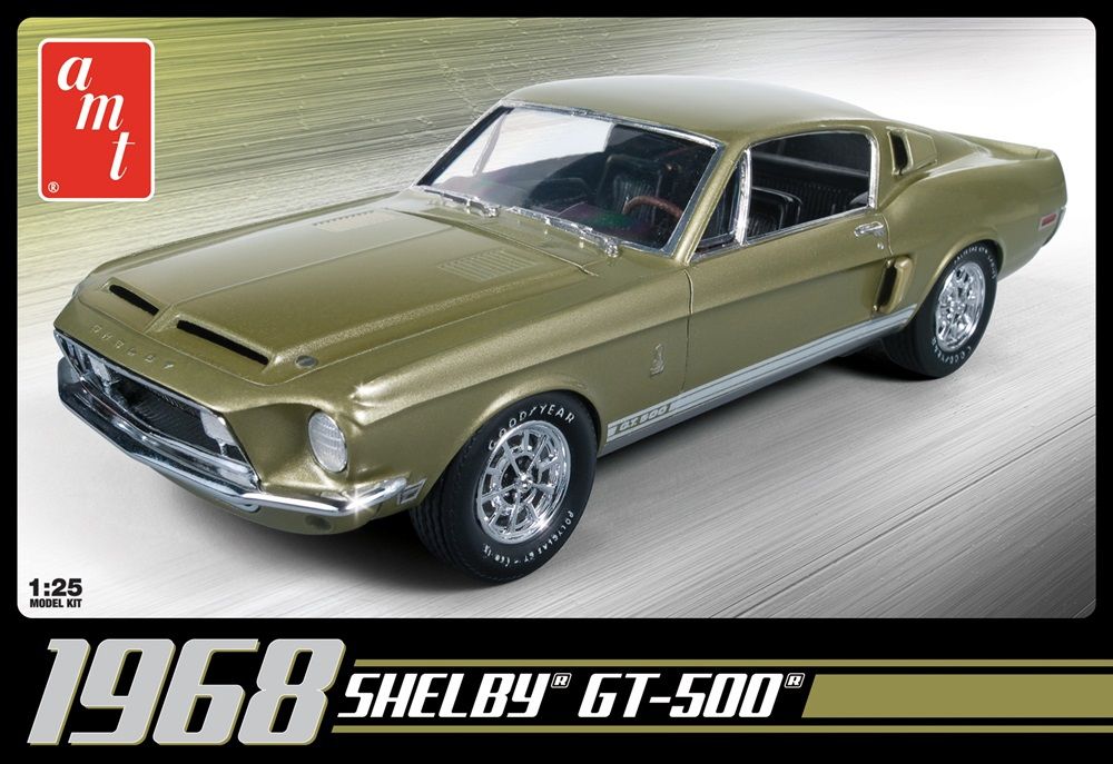 AMT 634M 1968 Shelby GT-500 Car 1:25 Model Kit