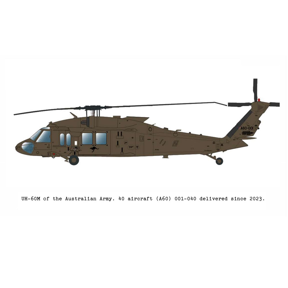 Academy 12135 US Army UH-60M Back Hawk Utility Helicopter 1:35 Model Kit