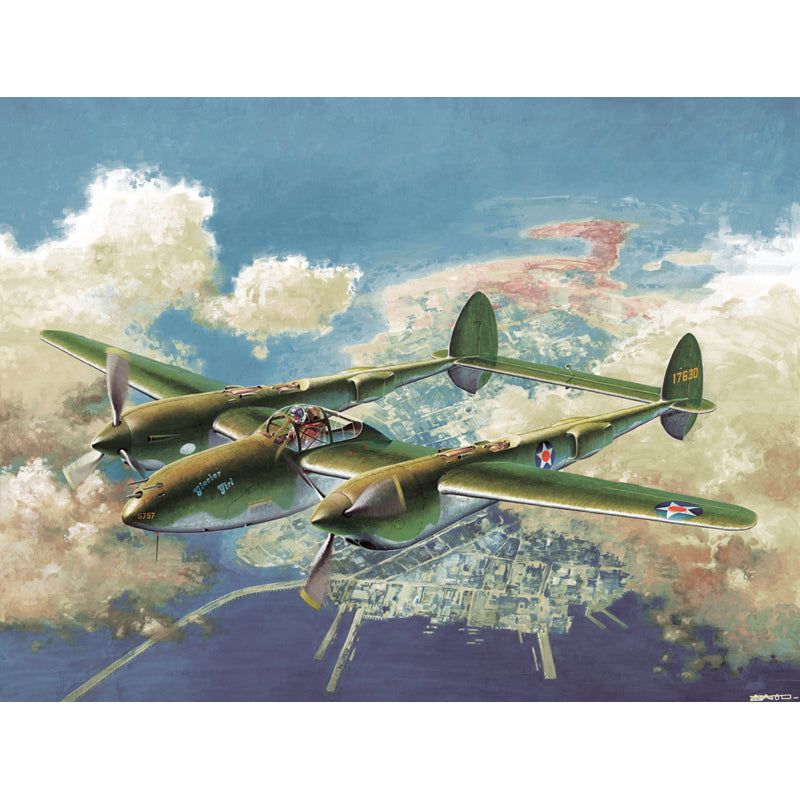 Academy 12208 P-38F 'Glacier Girl' 1:48 Model Kit