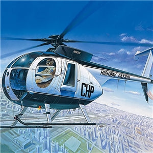 Academy 12249 Hughes Police 500D 1:48 Model Kit