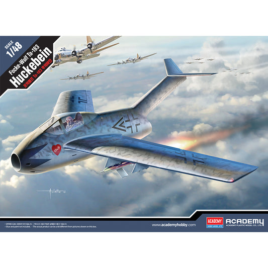 Academy 12327 Focke-Wulf Ta 183 Huckebein 1:48 Model Kit