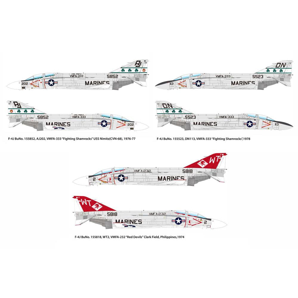 Academy 12356 US Marines F-4J Phantom II 'Fighting Shamrocks' 1:48 Model Kit
