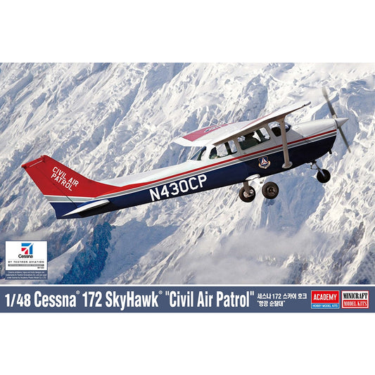 Academy 12367 US Civil Air Patrol Cessna 172 Skyhawk Aircraft 1:48 Model Kit