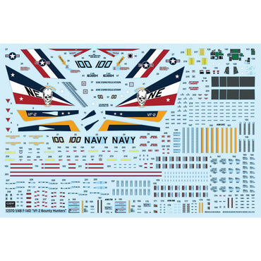 Academy 12370 USN F-14D VF-2 Bounty Hunters 1:48 Model Kit