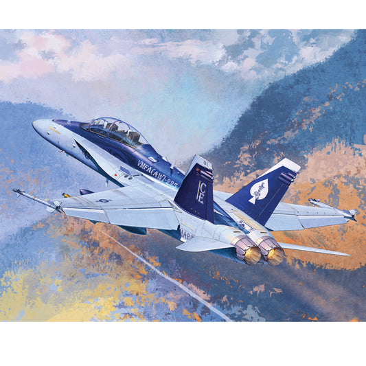 Academy 12422 F/A-18D Hornet US Marines (twin-seat) 1:72 Model Kit
