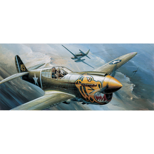 Academy 12468 P-40E Warhawk 1:72 Model Kit