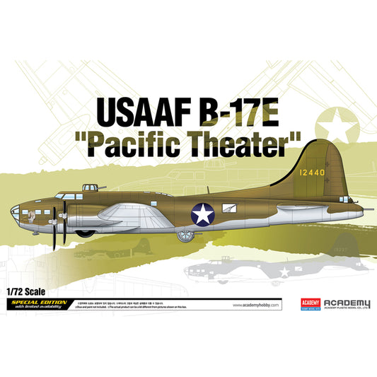 Academy 12533 B-17E USAAF Pacific Theatre 'Old 666' 1:72 Model Kit