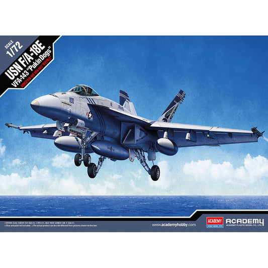 Academy 12547 F/A-18E USN VFA-143 'Pukin' Dogs' 1:72 Model Kit