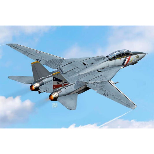 Academy 12590 US Navy F-14D Tomcat VF-2 'Bounty Hunters' 1:72 Model Kit