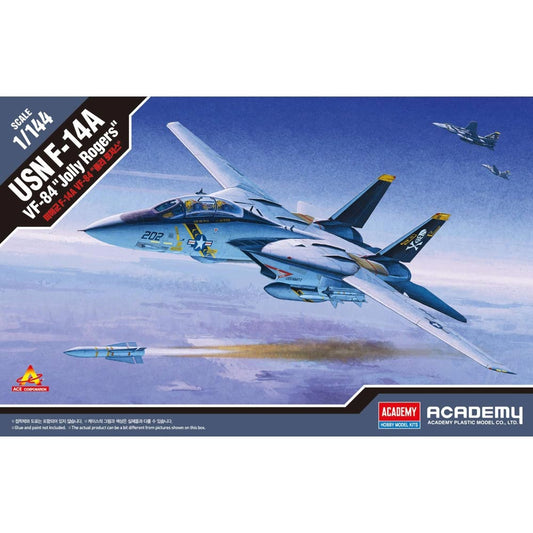 Academy 12626 USN F-14A Tomcat VF-84 Jolly Rogers 1:144 Model Kit