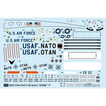 Academy 12629 USAF E-3G Sentry AEW&C ca.2023 1:144 Model Kit