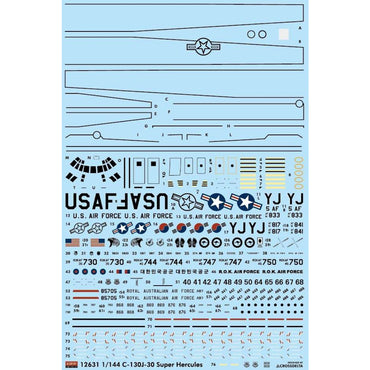 Academy 12631 C-130J-30 Super Hercules 1999-Present 1:144 Model Kit