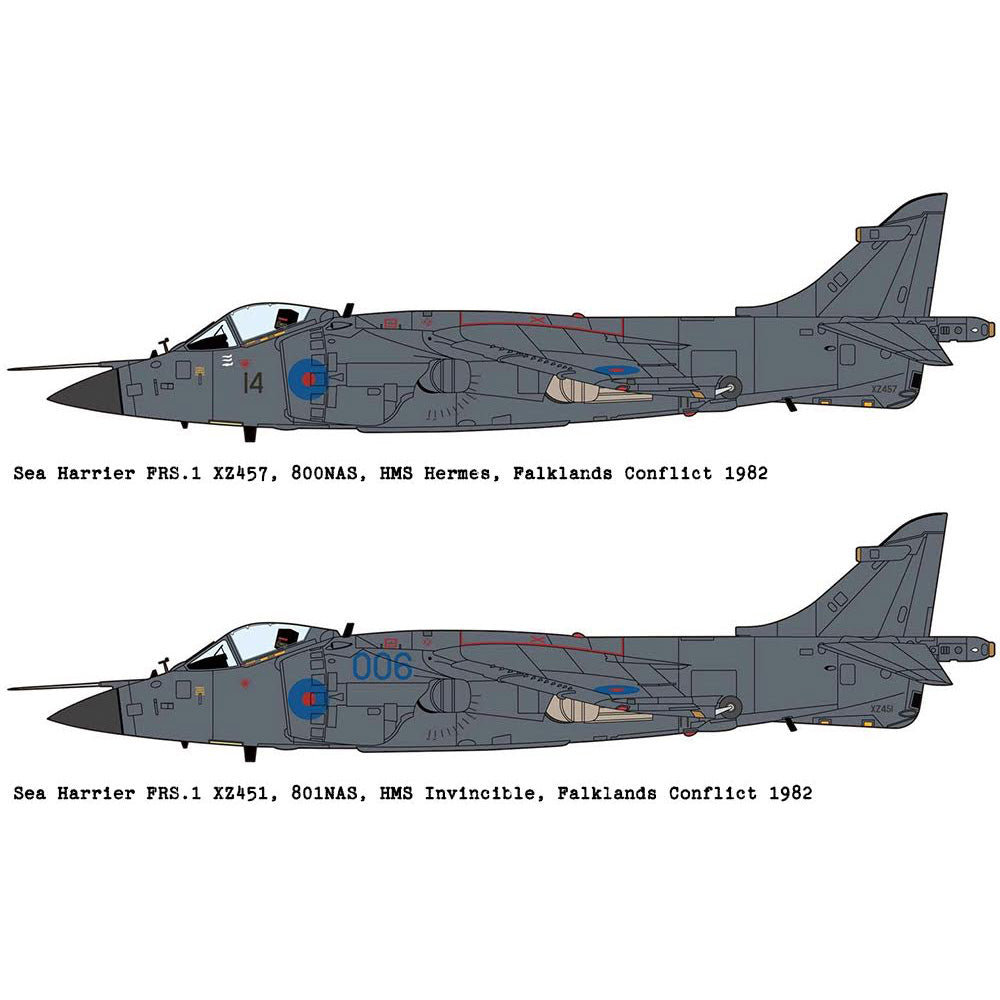 Academy 12657 British Royal Navy Sea Harrier FRS.1 V/STOL 1:144 Model Kit