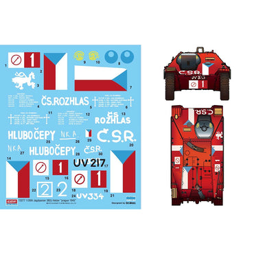 Academy 13277 Jagdpanzer 38(t) Hetzer Prague 1945 Tank Destroyer 1:35 Model Kit