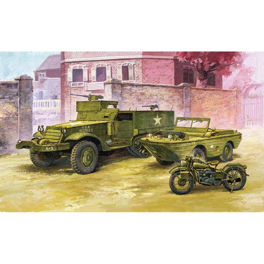 Academy 13408 M3 US Half-track 1:72 Model Kit
