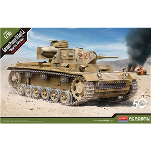 Academy 13531 German Panzer III Ausf J "North Africa" 1:35 Model Kit