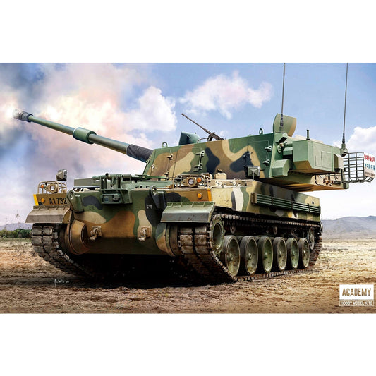 Academy 13561 Korean Army K9A1 Self-Propelled Howitzer 1:35 Model Kit