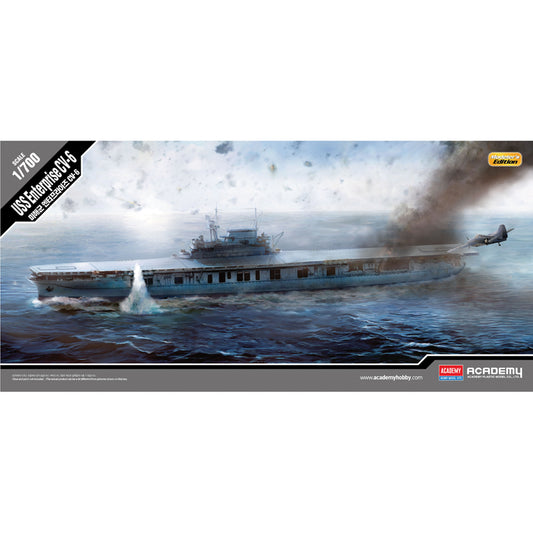 Academy 14224 USS Enterprise CV-6 Modeller's Edition 1:700 Model Kit