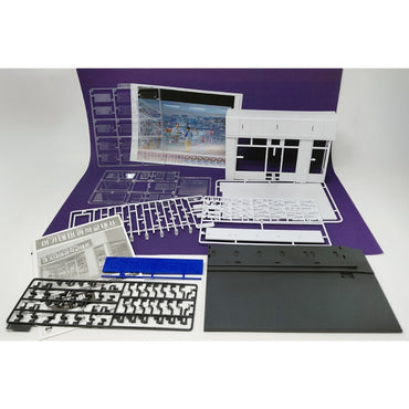 Academy Plastic Scale Model Shop Storefront & Accessories 1:24 Model Kit