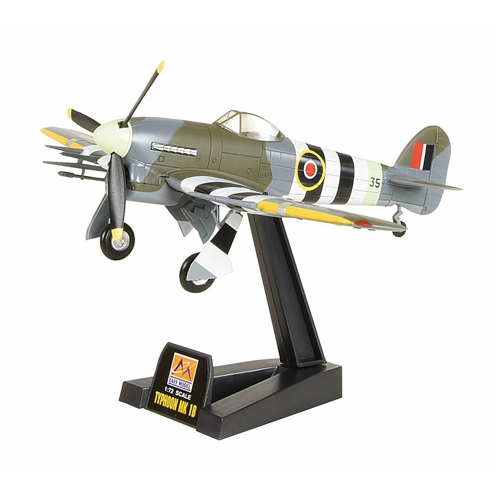 Easy Model PKEA33305 Typhoon Mk IB R.A.F. D Day 1:72 Model Kit