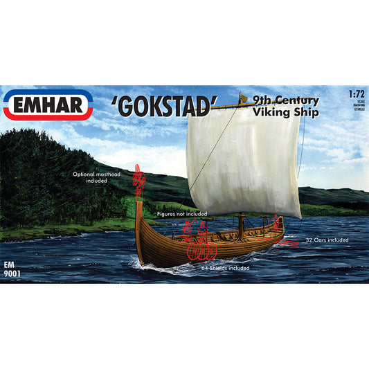 Emhar 9001 Viking Ship 1:72 Model Kit